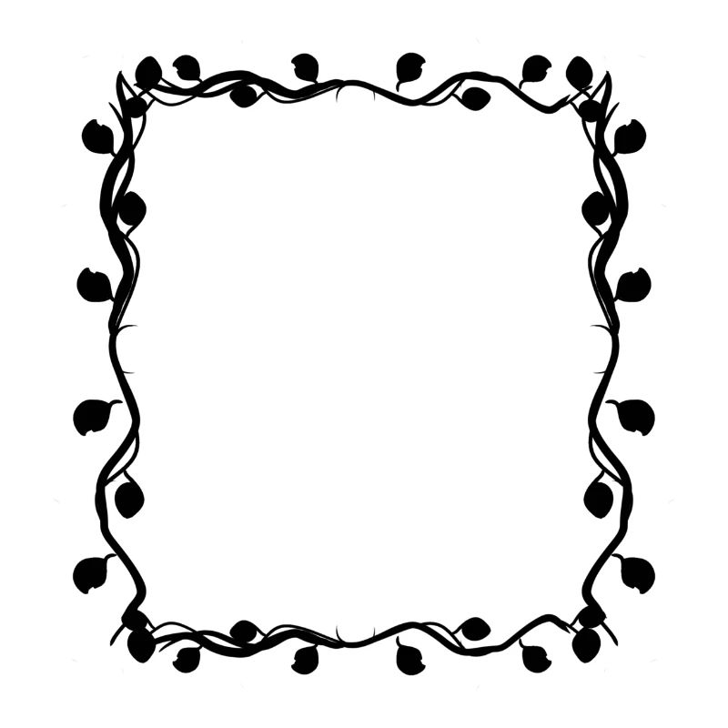 Leaves Square Branches Frame Square