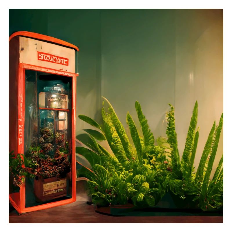 Telefonzelle Mit Pflanzen