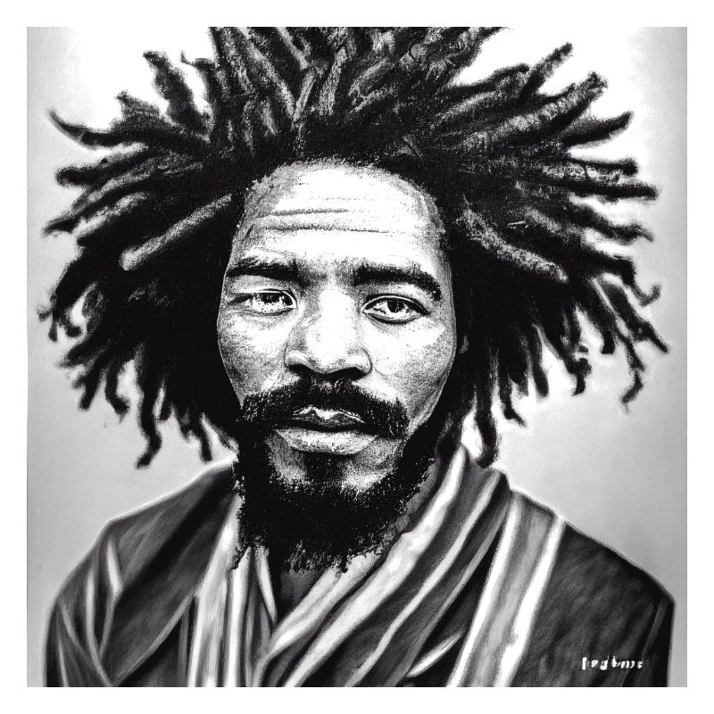 Rasta Man Skizzenkunst