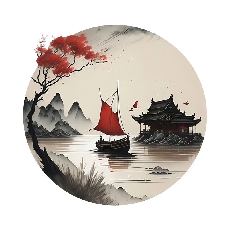 Asiatische Landschaft