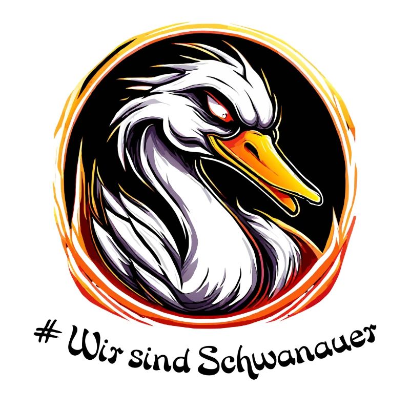 angry swan Schwanau