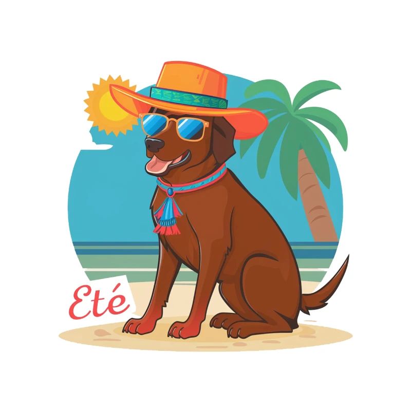 HUND AM STRAND