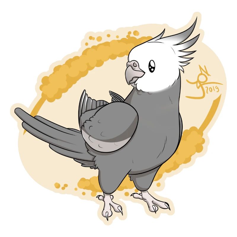 White face Cockatiel