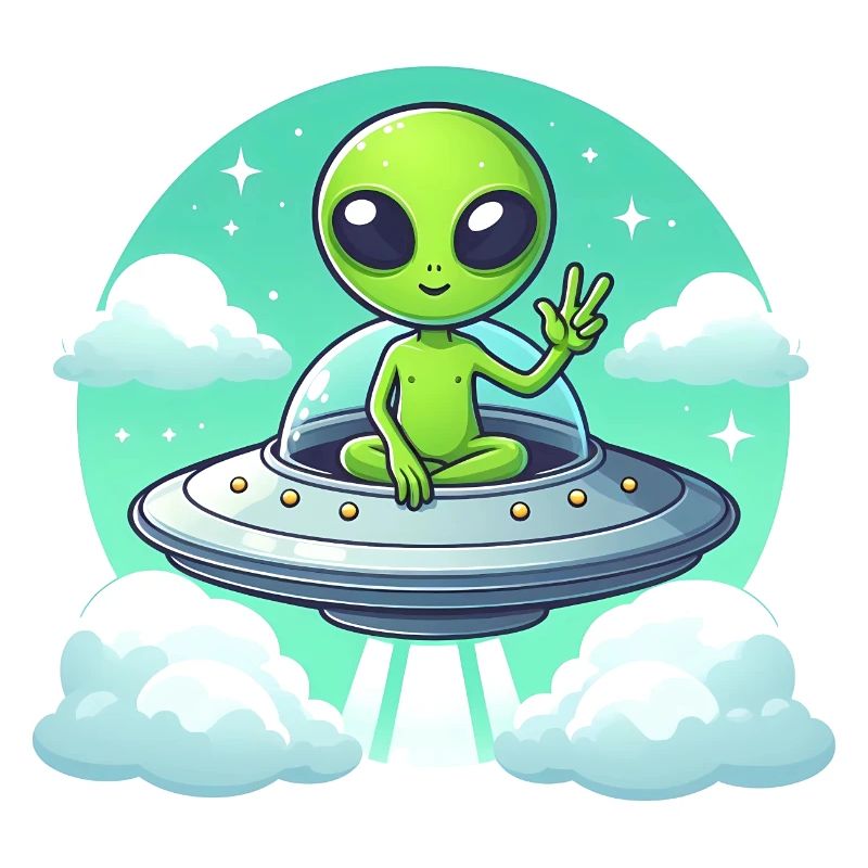 Alien zeigt Peace