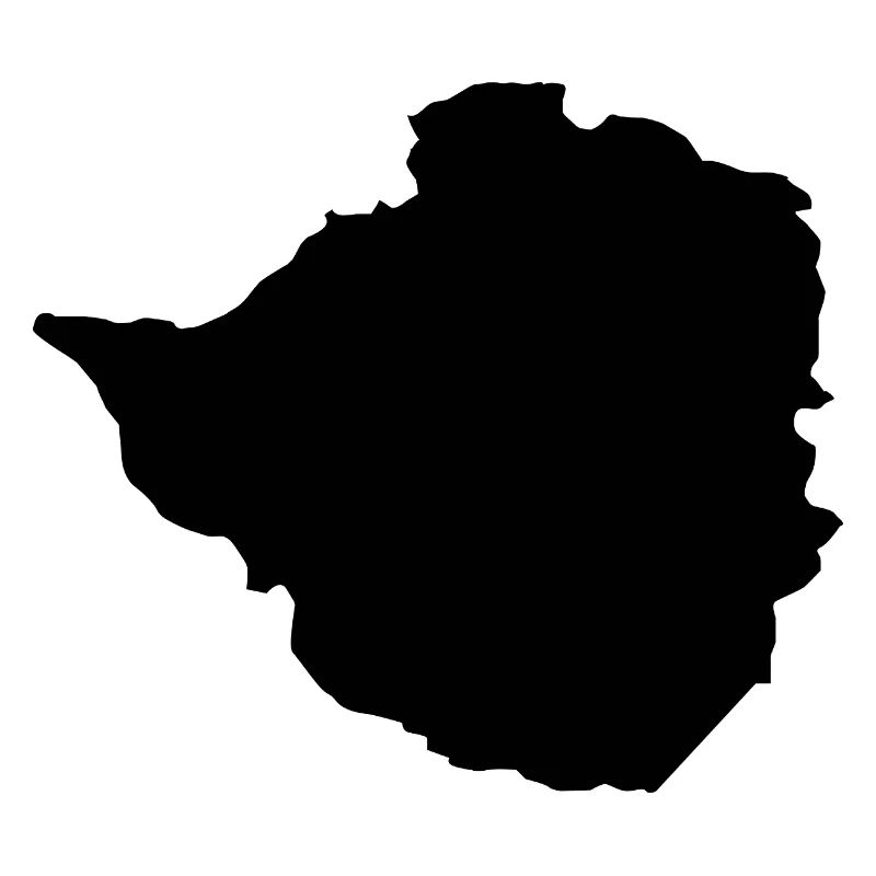 Karte von Simbabwe