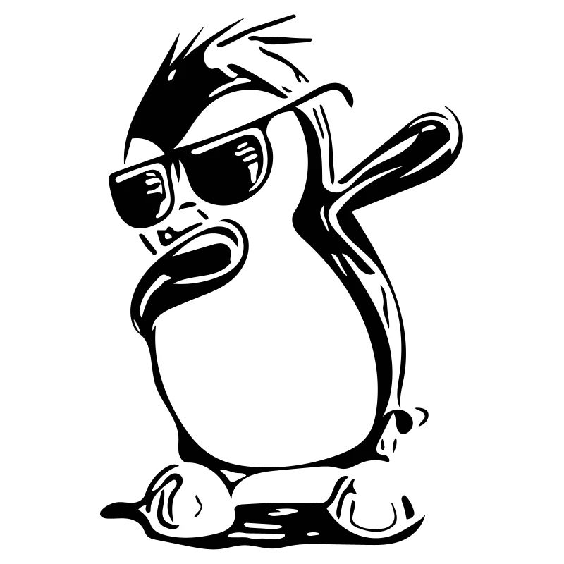 Cute Dabbing Penguin
