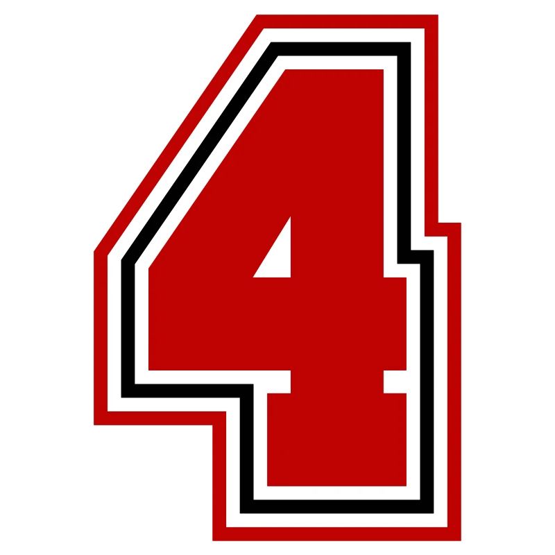 4 Zahl symbol