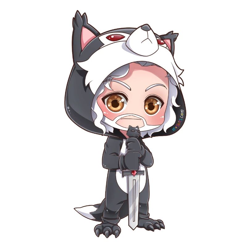 Cadeau d'épée cosplay de MOSBIES Shadow Wolf