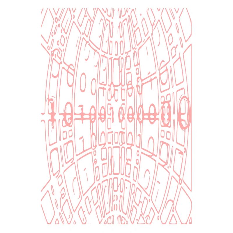 Code binaire Abstrait (rose)
