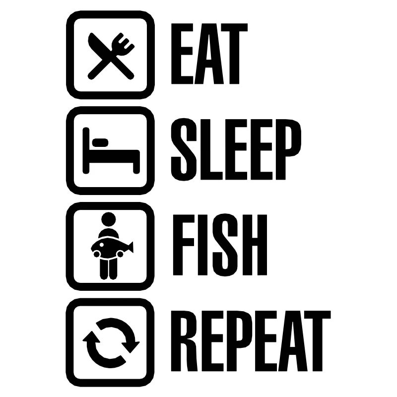 Eat - sleep - fish - repeat