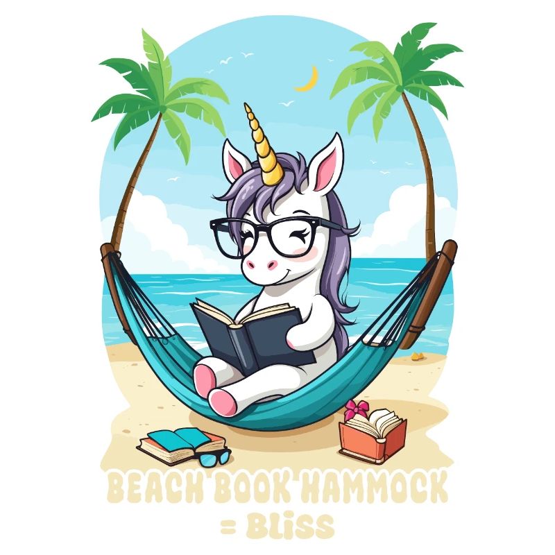 Einhorn mit Buch