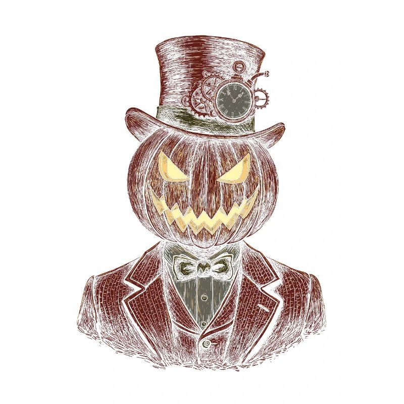 Kürbis Gentleman Steampunk