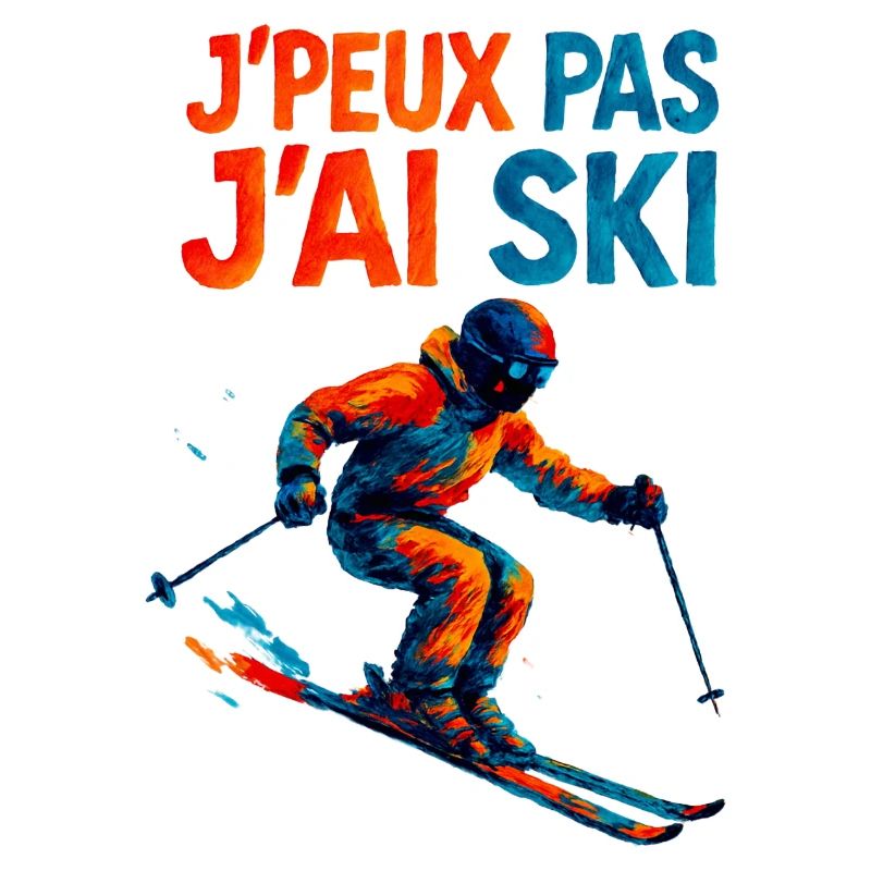 Ich kann nicht Skifahren.
