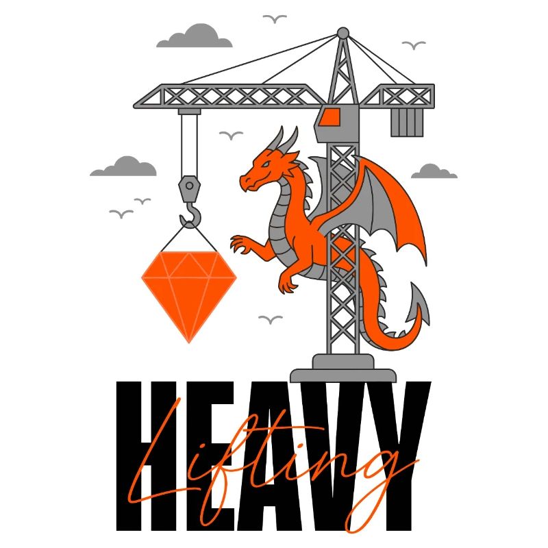 Heavy Lifting Drache Kran