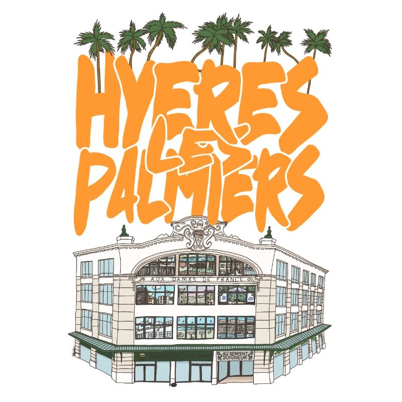 Hyeres Palmiers Graffiti