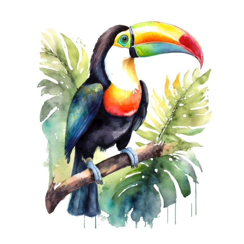 Aquarelle de Toucan