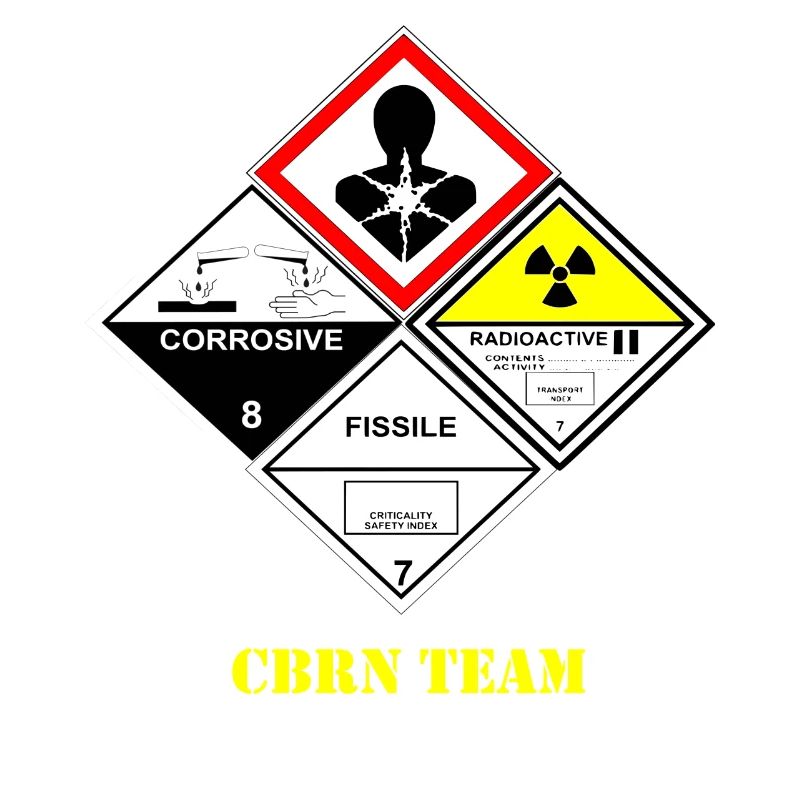CBRN Team Gefahrensymbole