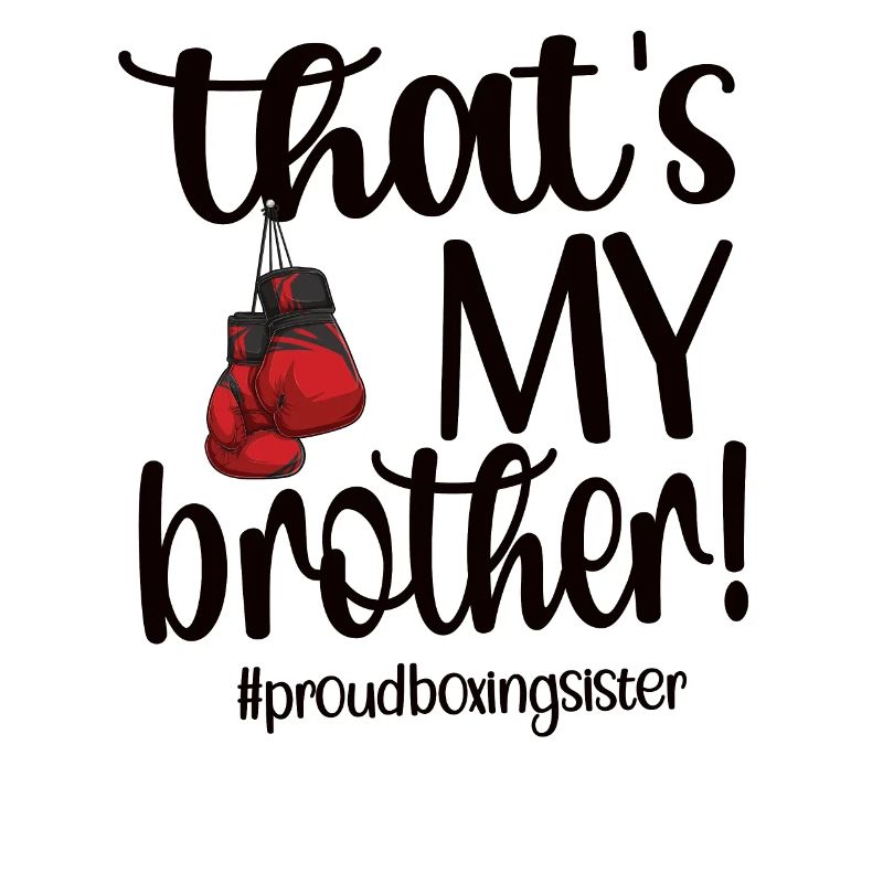Boxschwester Stolze Box-Schwester Boxer Geschenk