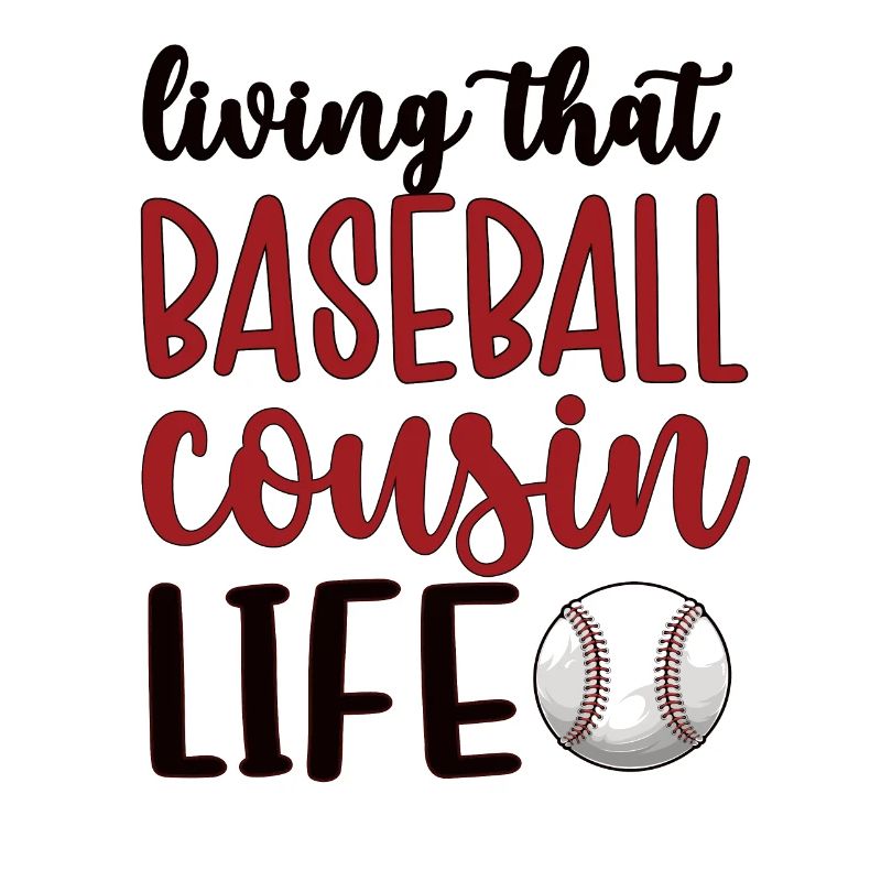 Stolzer Baseball-Cousin Baseballspieler-Cousin