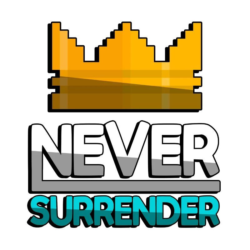 NEVER SURRENDER (Turquoise) + King Crown - Jeux