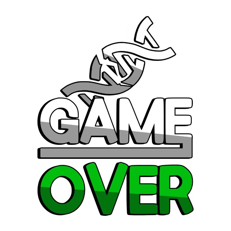 GAME OVER (Vert) + ADN - Jeux