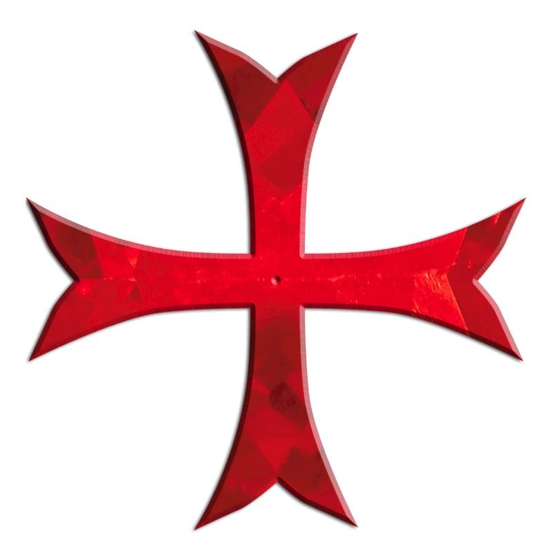 Croix de Templar simplement rouge