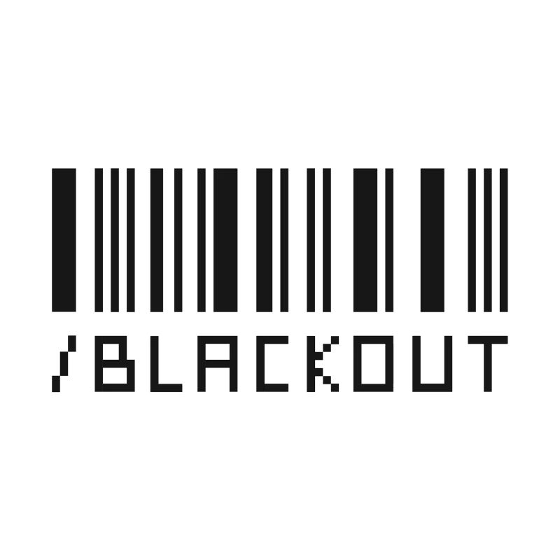 Blackout Barcode Design