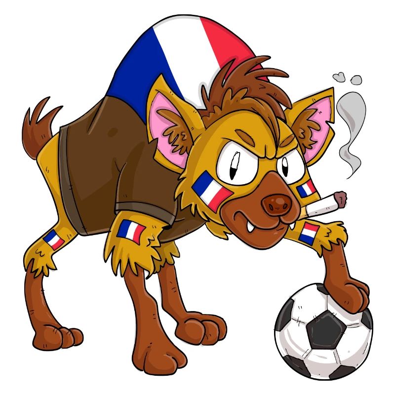 Hyäne Fan Frankreich