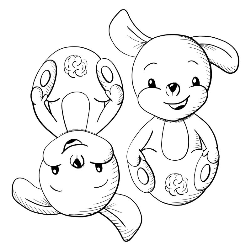 Zwillingsbabys Hasen