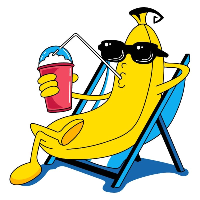 Banane im Urlaub