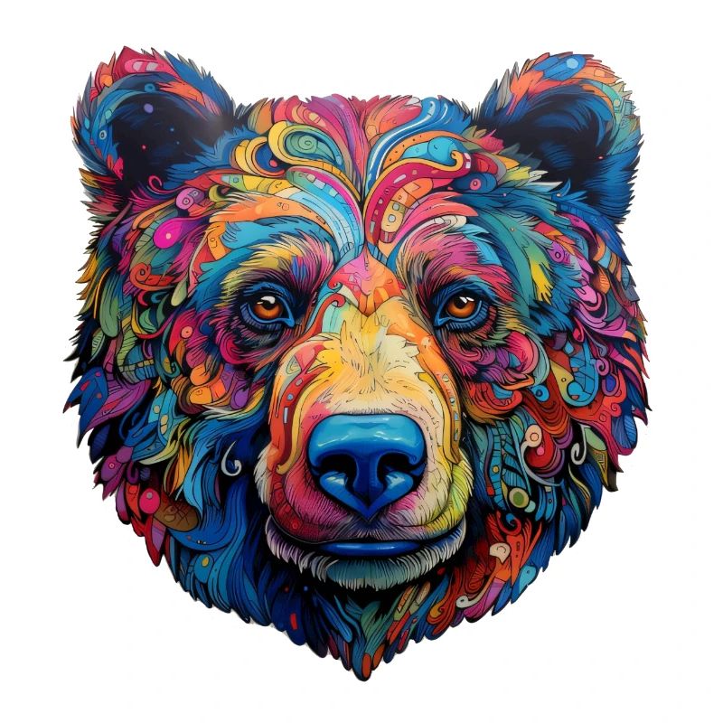 Bär psychedelisch