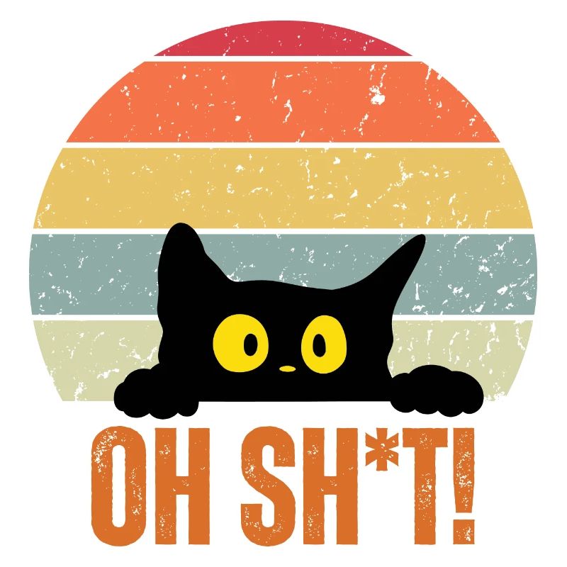 Schockierende Katze