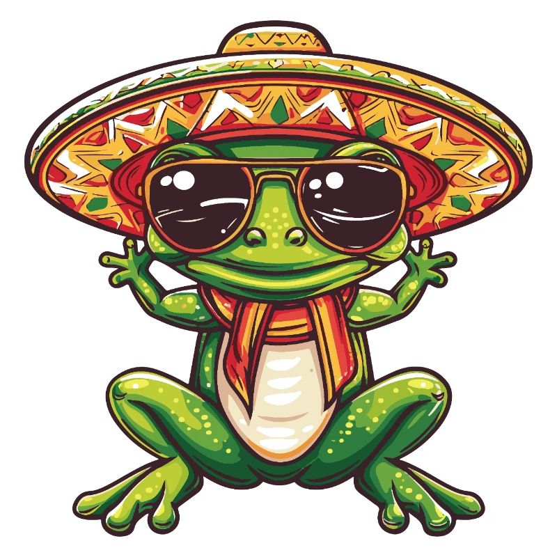 Frosch Lustig Sombrero