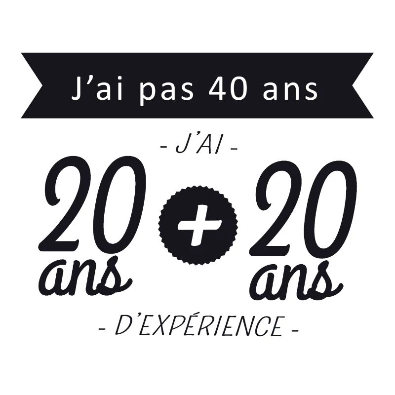 20 ans et 20 ans d'expérience