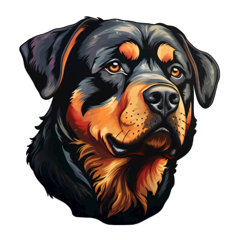 Rottweilerkopf