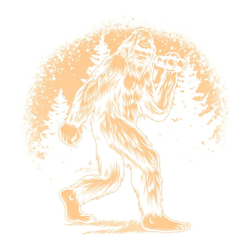 Yeti-Wald-Silhouette orange