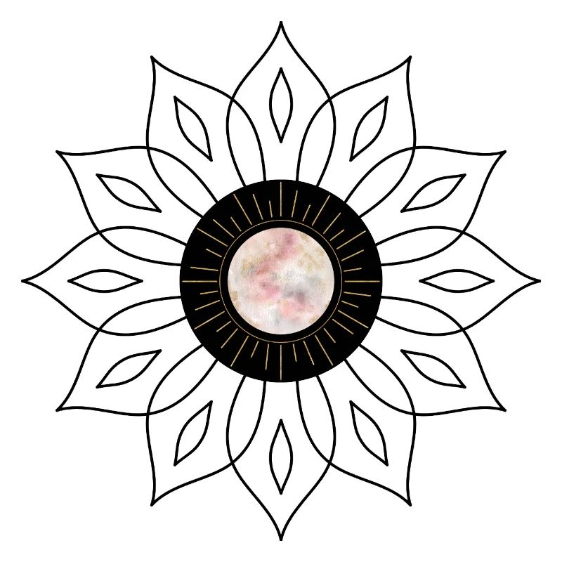 Mandala-Rosette