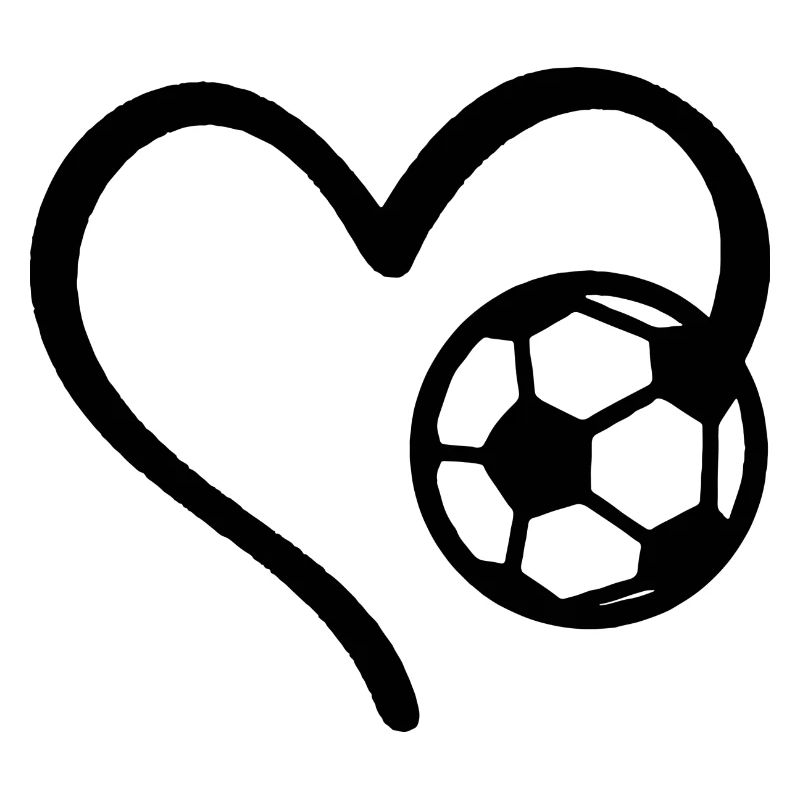 Fußball Herz
