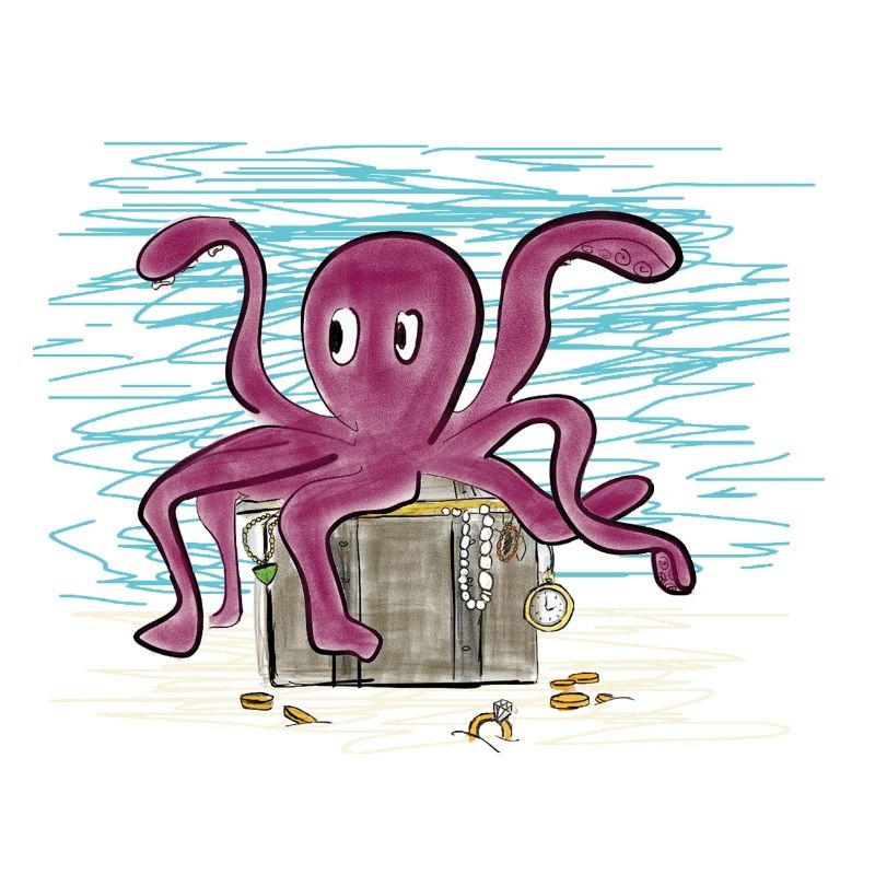 Schatz Oktopus