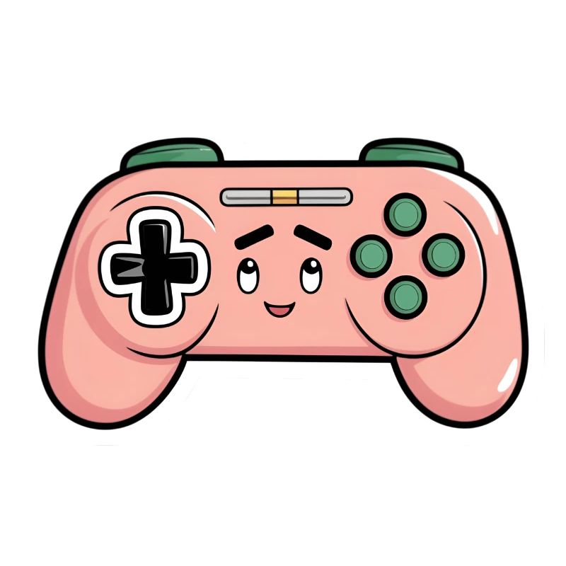 Gamer Zocker Controller Gaming süß Comic Geschenk