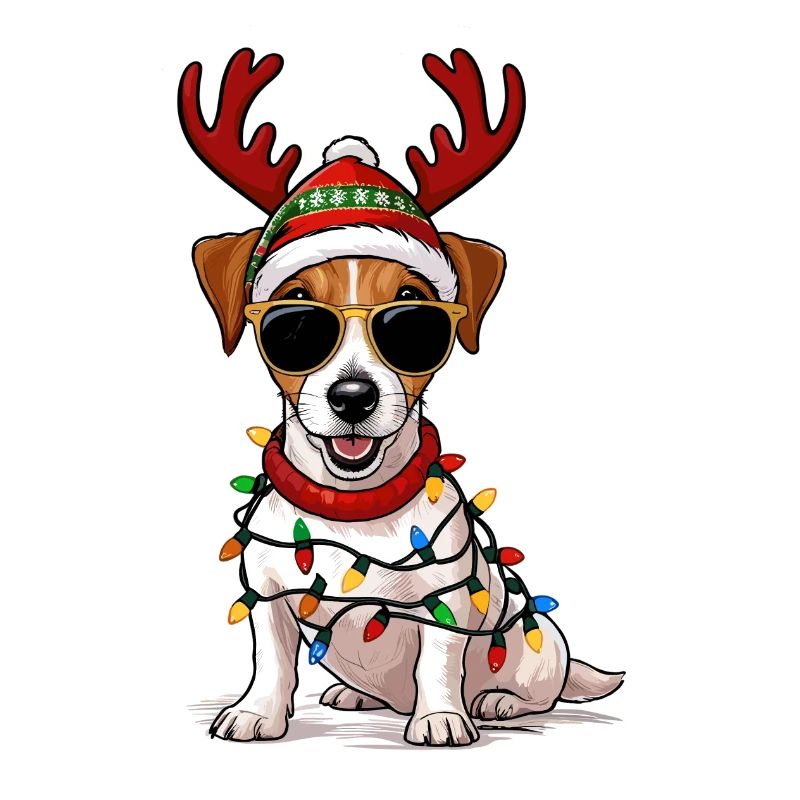 Weihnachts Jack Russell