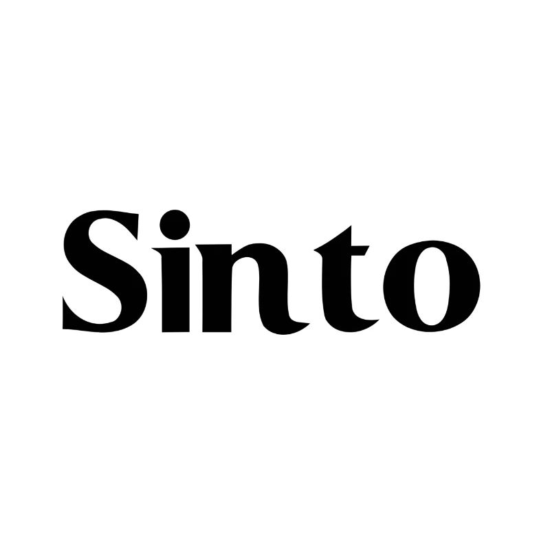 Sinto - Schwarze Schrift