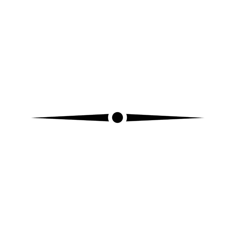 Black hyphen
