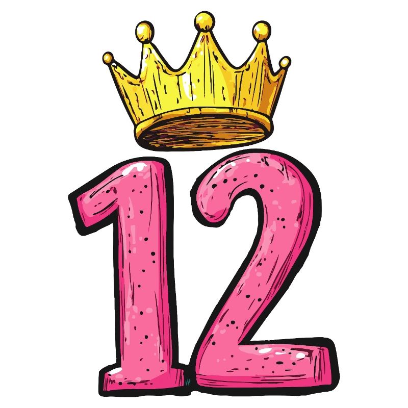 12 Zahl Krone