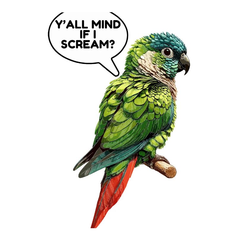 Grünwangiges Conure-Meme