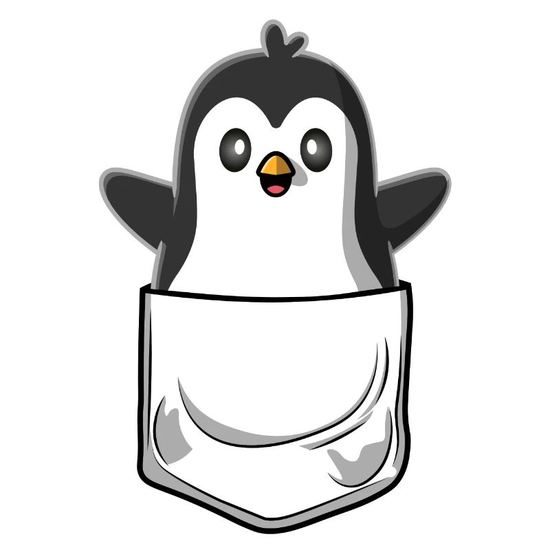 Pinguin Brusttasche Pocket