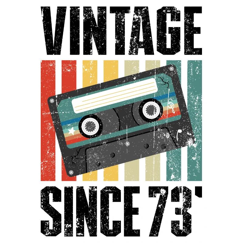 Retro-Kassette auf Neonstreifen