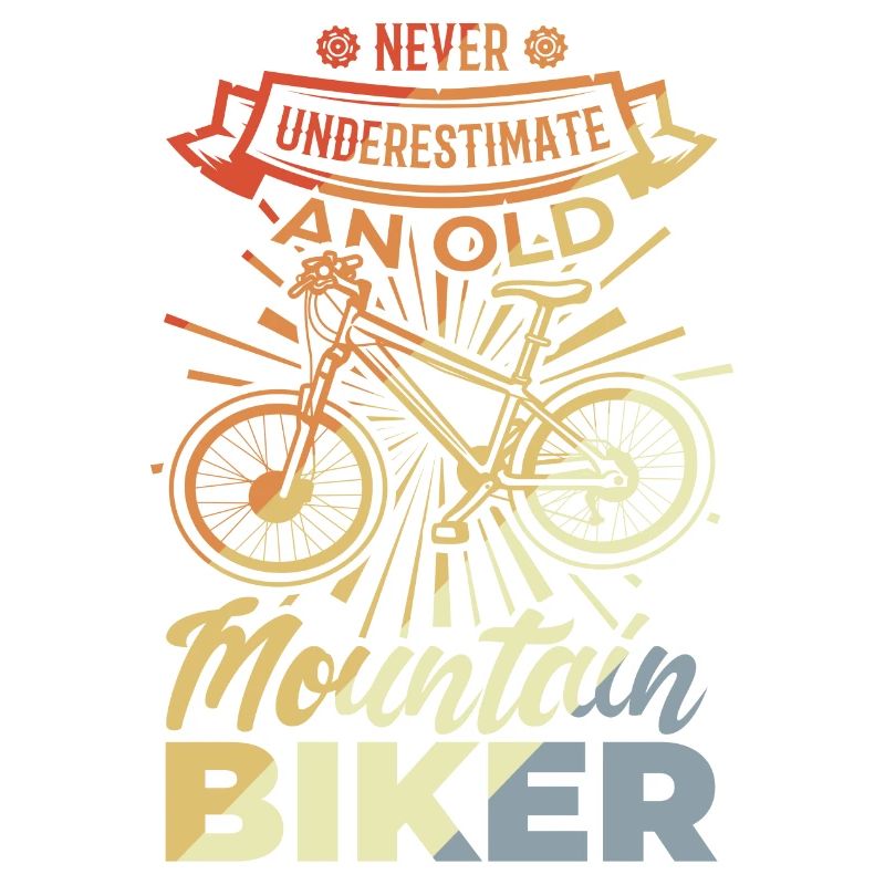 Never Underestimate A Old Mountain Biker