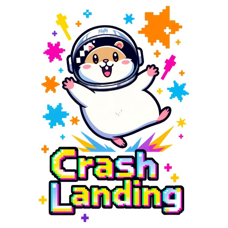 🐹 Hamster-Astronaut bei Bruchlandung