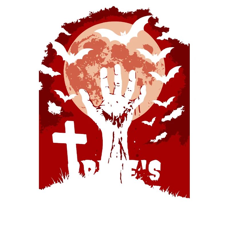 Grave's Clutch Halloween Horror Design